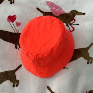 Urban Outfitters Neon Orange Bucket Hat